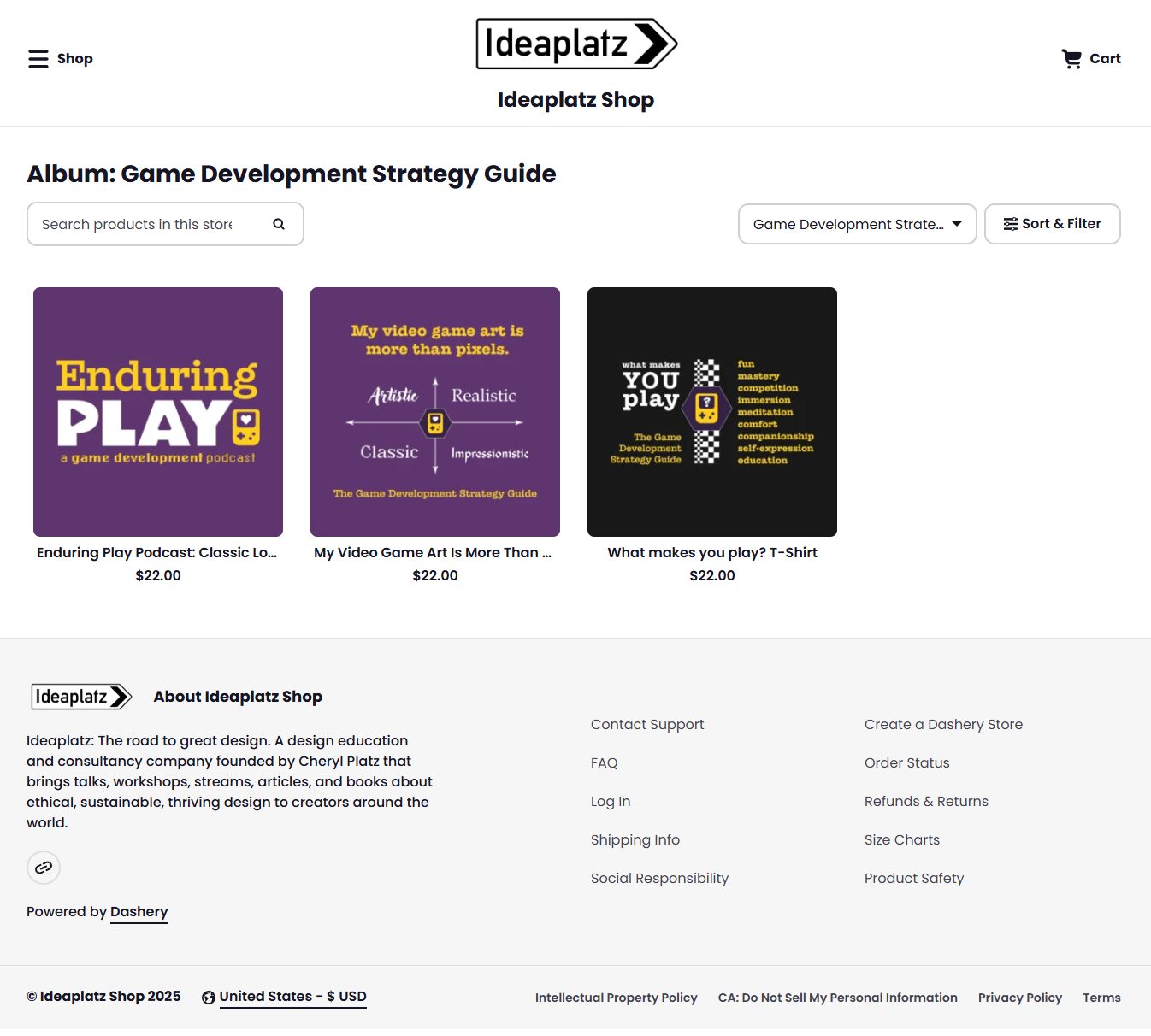 Strategy Guide and Podcast Merch now available!